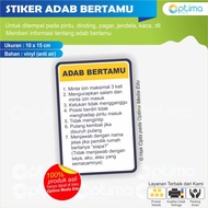 STIKER ADAB BERTAMU