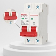 Mcb Dc 2P 6Pcs 63A Circuit Breaker Pv Solar Panel Solar Voltage Limits Release Protection Advantage