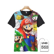 MARIO BROS 3D Printing Children's and Adult's Clothes Super Mario Bros LP3D-563