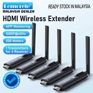 Lemorele R1040 Wireless HDMI Transmitter Receiver 1080P 60Hz 100M Long Range 2.4G+5G WiFi for TV Pro