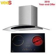 VEES Delicooker+DelicookerHood Merdeka Crazy Promotion Ceramic+Induction Cooker