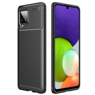 SAMSUNG A22 4G CASE / A22 5G SOFT COVER CARBON FIBER PATTERN AUTOFOCUS SLIM FIT SHOCKPROOF - AUTO-NE