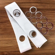 CURTAIN GROMMET / 8 HOLE TAPE & 8 RINGS