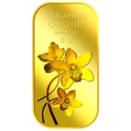 Puregold 5g Singapore Orchid (SERIES 2) Gold Bar | 999.9 Pure Gold