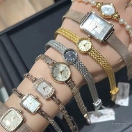 Agete Women's Luxury Mini Wheat Grain Pearl Dial Quartz Watch - Popular Social Media Trend, Petite D