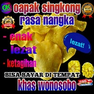snack cemilan kripik krupuk opak singkong rasa buah nangka mentah kiloan murah khas wonosobo