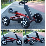 Kids Pedal Go Kart Non-Tip Steering Wheel | Safe Mini Kart for Children
