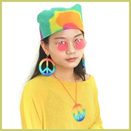 Hippy Costume Hippy Accessories for Men and Women Hippie Costume Accessory Set for Retro Theme 60s 70s Dressing piesg