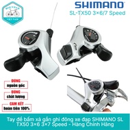 SHIMANO SL TX50 3x6 / 3x7 Speed Exhaust Shifter – Bicycle Handlebar Mount, Genuine