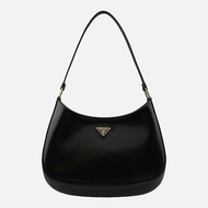 PRADA 5F Cleo 黑色磨砂皮單肩包 1BC499 ZO6 F0632