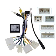 WeBetter Car 16-Pin Android Wire Harness สายไฟซ็อกเก็ตอะแดปเตอร์สายไฟสำหรับ Ford Focus/ecosport/fies