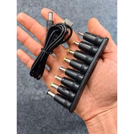 charging dock Jack Adapter Postage mobile power connection line 8 kinds of conversion plug notebook 