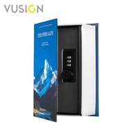 Vusign เซฟสมุด เซฟหนังสือ ตู้เซฟหนังสือ สำหรับเก็บเงิน บัตรเครดิต เครื่องประดับ แนบเนียน ซ่อนได้เนีย