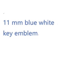 1000X 11mm blue white Remote Key Emblem Logo Sticker for E46 E39 E38 E90 E60 E36 F30 F30 E34 F10 F20