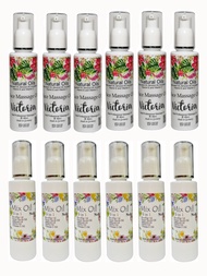 น้ำมันนวดหน้า 60มล. 6ขวด และ มิกซ์ออยล์ 60มล.6ขวด Face Massage Oil 60ml 6bottles and Mix Oil 60ml 6 