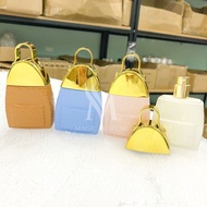 Unique MCM backpack-style high-quality glass perfume bottle, 30ml capacity, mist spray type