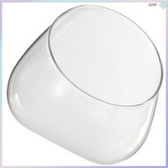 🎤 Slant Cut Glass Jar for Flower Plants Ecological Landscape Terrarium Bottle