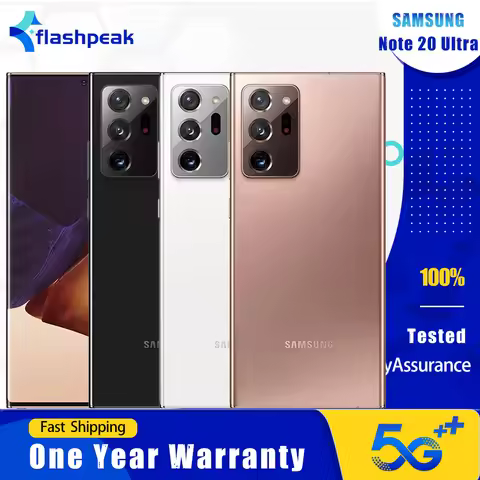 Samsung Galaxy Note 20 Ultra 5G Snapdragon N986U N986U1 6.9" 12GB RAM 128GB 108MP+Dual 12MP Esim Oct