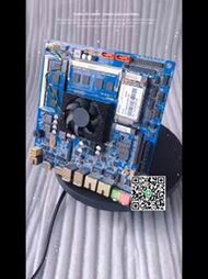 傑微i5 5200U LVDS收銀機壹體機工控機ITX主板17X17 6個COM雙千兆