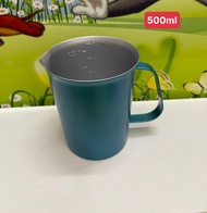 Ca Đánh Sữa Inox Cao Cấp #304 Có Vạch _ Màu Xanh Đại Dương [ Hàng Loại 1 ]