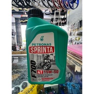 PETRONAS SPRINTA 4T F700 SEMI 15W-50 100%ORIGINAL  ENJIN OIL