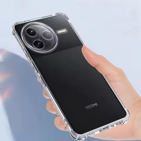 For Xiaomi Redmi K80 Pro 5G Slim Soft TPU Silicone Transparent Case Shockproof Back Cover For Xiaomi