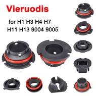 Car Bulb Adapter Holder Base Sockets Retainer 2Pcs LED Headlight for H1 H3 H4 H7 H11 H13 9004 9005