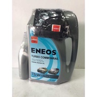 นํ้ามันเครื่อง ENEOS  COMMONRAIL SAE 15W-40 กึ่งสังเคราะห์ ดีเซล(6L+1L)