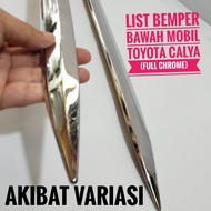 List Bemper Depan Mobil Toyota Calya List Bemper Bawah Calya List Bemper Depan Bawah Toyota Calya