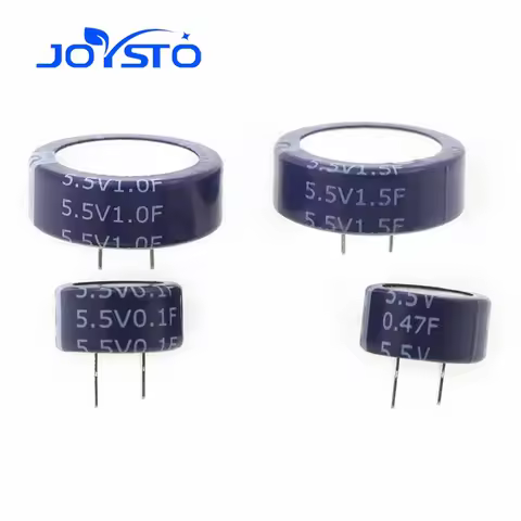 5PCS C-type Farad Capacitor 5.5V0.1F 5.5V0.3F 5.5V0.4F 5.5V1.0F 5.5V1.5F 5.5V0.22F 5.5V 0.047F Super