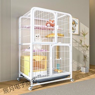 Cat Cage for Home Use, Large Space Cat House, Integrated Cat Toilet, Cat Villa, Cat House, Cat Cage 