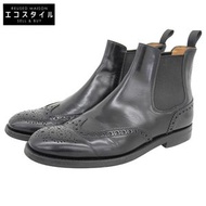 二手 Church's Ket's By 側鬆緊翼尖短靴，女款，黑色，尺寸 36 1/2。