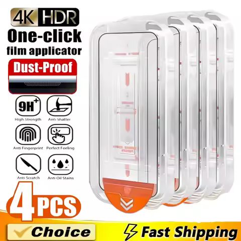 4PCS Dust Free Installation HD For Samsung S26 S25 S24 Ultra S23 S22 S21 Plus Ultra A36 A55 A56 Scre