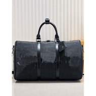 New style cowhide leather supreme keepall 45Travel bag large capacity ultra-light luggage bag