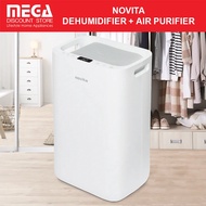 NOVITA ND25.5+ 2-IN-1 DEHUMIDIFIER | H13 HEPA Air Purifier | 4.5L Tank Capacity