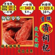 LB015【生機▪貢枸杞►300g】✔最大最甜的貢杞║南棗▪粉光蔘茶▪黃耆茶▪洛神花▪白胡椒粒