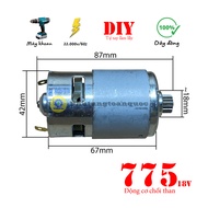 Động Cơ 550 Và 775 Motor Chạy Pin DC 12v - 21v Sử Dụng Cho Máy Khoan Bulong Cưa Xích Cắt Cỏ Súng Rửa