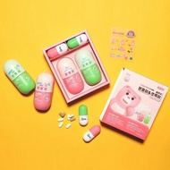 grn+ BELLYGOM x GRN Collaboration Season 4 Pink 90 Tablets + Green 60 Tablets (Tablet Case + Stickers) (1-month supply)