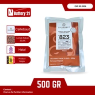 CALLEBAUT MILK 823 33.6% 500 GR/MILK CHOCOLATE COUVERTURE CHOCOLATE MILK