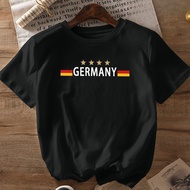 COD 2025Germany Series Patriotic Graphic T-Shirt - Black Cotton Loosnew23 8D2G