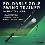 Golf Swing Trainer Grip Trainer Golf Warm-Up Stick Telescopic Golf Swing Aid Golf Fitness Swing Trai