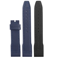 Suitable for IWC IWC Pilots Black Peach a Mercedes-AMG Horse Oil F1 Nylon Canvas Watch Strap Men