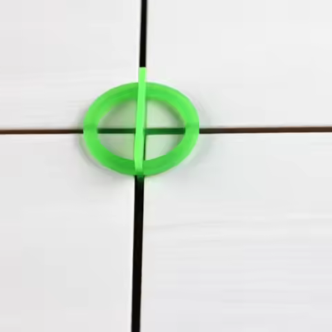 Tile Leveling Spacer Clips 100pcs Recyclable Plastic Tile Leveling System Base Spacer for Secure Flo