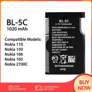 / /Original Keypad Phone Battery BL--5C Battery For Nokia 106 / 105 / 110 / 150 / 2700.