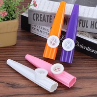 Kazoo plastik, alat muzik perkusi kanak-kanak Orff, alat muzik berwarna-warni, mainan alat muzik.