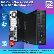 HP Elitedesk SFF Desktop PC   Intel Core i3/i5 4th Gen 4GB/8GB RAM DDR3 250GB HDD