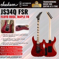 Jackson FSR Dinky JS34Q DKA-M (HSS) Floyd Rose Electric Guitar - Transparent Red ( JS 34Q / JS-34Q )