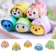 ✨【再入荷】2022雨衣系列tsum tsum毛公仔 - Chip n Dale 大鼻鋼牙 / Stitch 史迪仔/ Winnie the Pooh 小熊維尼 / Donald Duck 唐老鴨 