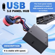 5.25 Inch Usb 3.0 Front Panel Pc Usb 3.0/2.0 Hub E-Sata Sata Audio Multi Card Reader for Computer Ca