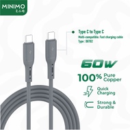 MINIMO DGT02 60W PD FAST CHARGING ANDROID IPAD DATA CABLE